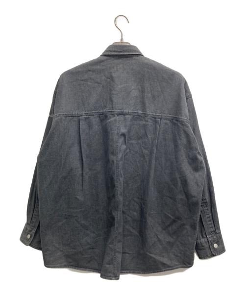 FAT（エフエーティー）FAT (エフエーティー) TACK Dデニムシャツ グレー サイズ:Sの古着・服飾アイテム