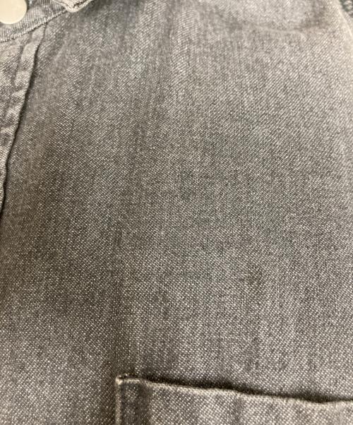 FAT（エフエーティー）FAT (エフエーティー) TACK Dデニムシャツ グレー サイズ:Sの古着・服飾アイテム