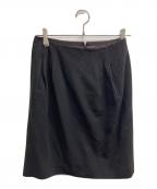 CELINEセリーヌ）の古着「ウールミニスカート」｜ブラウン