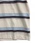 中古・古着 LACOSTE (ラコステ) BEAMS (ビームス) ボーダーカットソー ホワイト サイズ:L：5000円