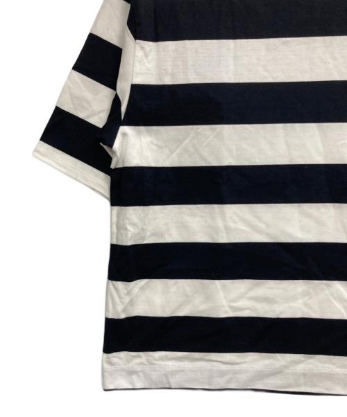 LACOSTE（ラコステ）LACOSTE (ラコステ) BEAMS BOY (ビームスボーイ) ボーダーTシャツ ネイビー サイズ:36 未使用品の古着・服飾アイテム