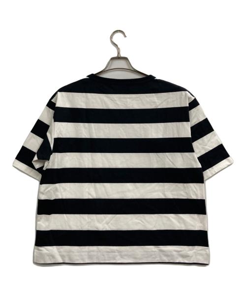 LACOSTE（ラコステ）LACOSTE (ラコステ) BEAMS BOY (ビームスボーイ) ボーダーTシャツ ネイビー サイズ:36 未使用品の古着・服飾アイテム