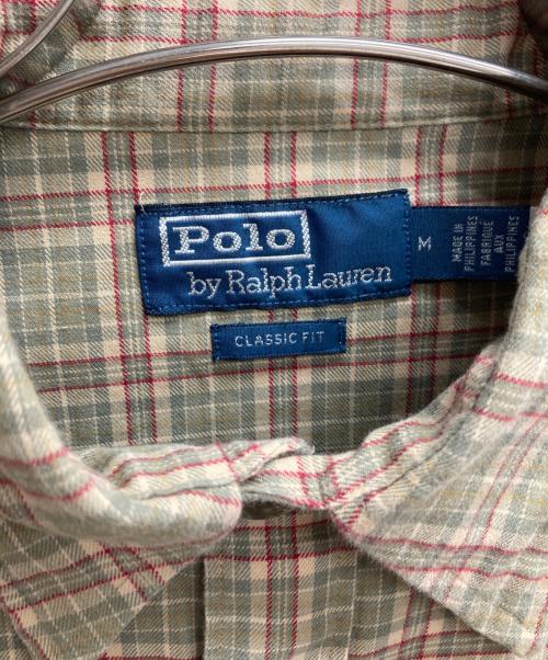 POLO RALPH LAUREN（ポロ・ラルフローレン）POLO RALPH LAUREN (ポロ・ラルフローレン) チェックシャツ グリーン サイズ:Mの古着・服飾アイテム