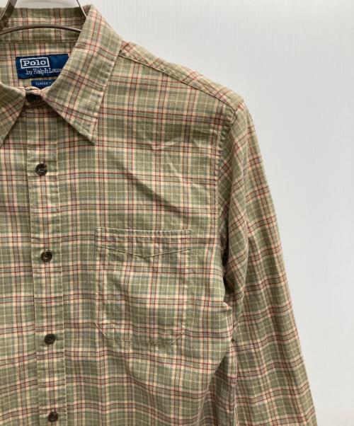 POLO RALPH LAUREN（ポロ・ラルフローレン）POLO RALPH LAUREN (ポロ・ラルフローレン) チェックシャツ グリーン サイズ:Mの古着・服飾アイテム
