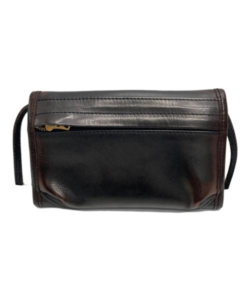 vasco（ヴァスコ）VASCO (ヴァスコ) レザーショルダーウォレット ブラウンの古着・服飾アイテム