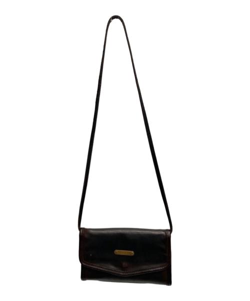 vasco（ヴァスコ）VASCO (ヴァスコ) レザーショルダーウォレット ブラウンの古着・服飾アイテム