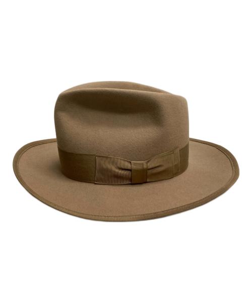 MR FATMAN（ミスターファットマン）MR FATMAN (ミスターファットマン) ウールハット ベージュ サイズ:表記無し（実寸サイズをご参照下さい）の古着・服飾アイテム