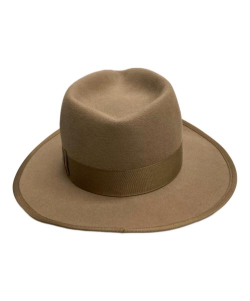 MR FATMAN（ミスターファットマン）MR FATMAN (ミスターファットマン) ウールハット ベージュ サイズ:表記無し（実寸サイズをご参照下さい）の古着・服飾アイテム