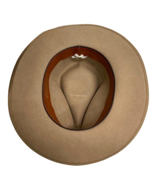 MR FATMAN（ミスターファットマン）MR FATMAN (ミスターファットマン) ウールハット ベージュ サイズ:表記無し（実寸サイズをご参照下さい）の古着・服飾アイテム