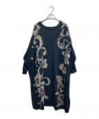 45Rフォーティファイブ・アール）の古着「ジャカードニットのUMiiロハチュニック」｜インディゴ