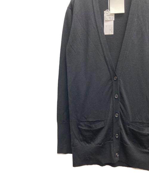 MARGARET HOWELL（マーガレットハウエル）MARGARET HOWELL (マーガレットハウエル) JOHN SMEDLEY (ジョンスメドレー) ウールカーディガン ブラック サイズ:記載なし（実寸サイズを参照ください） 未使用品の古着・服飾アイテム