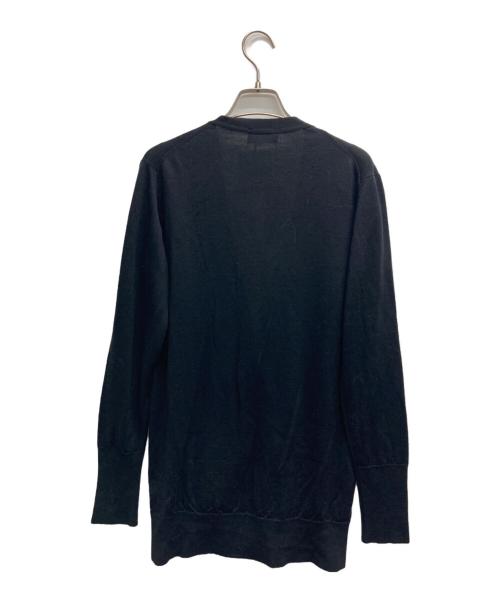 MARGARET HOWELL（マーガレットハウエル）MARGARET HOWELL (マーガレットハウエル) JOHN SMEDLEY (ジョンスメドレー) ウールカーディガン ブラック サイズ:記載なし（実寸サイズを参照ください） 未使用品の古着・服飾アイテム