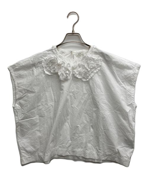 45R（フォーティファイブ・アール）45R (フォーティファイブ・アール) 24SS バチストフリルのMキャミ ホワイト サイズ:表記なし（実寸サイズをご確認ください）の古着・服飾アイテム