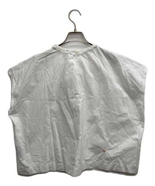 45R（フォーティファイブ・アール）45R (フォーティファイブ・アール) 24SS バチストフリルのMキャミ ホワイト サイズ:表記なし（実寸サイズをご確認ください）の古着・服飾アイテム