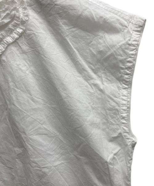 45R（フォーティファイブ・アール）45R (フォーティファイブ・アール) 24SS バチストフリルのMキャミ ホワイト サイズ:表記なし（実寸サイズをご確認ください）の古着・服飾アイテム