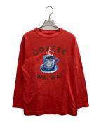 45Rフォーティファイブ・アール）の古着「葉山ものがたり WAIWAIコーヒーカットソー」｜レッド