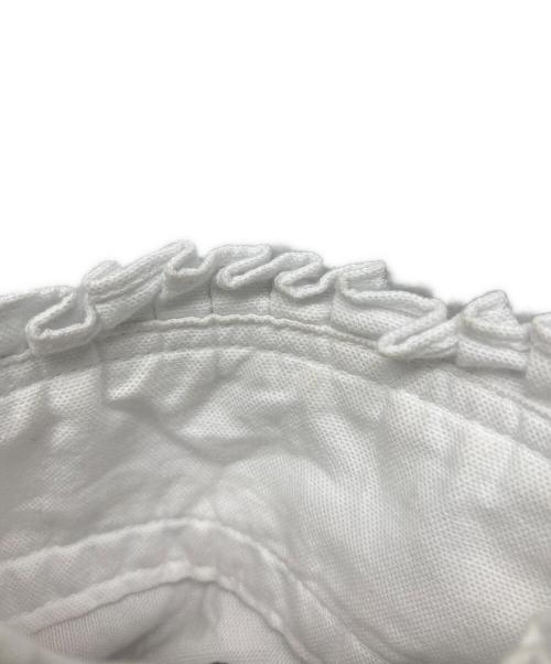 45R（フォーティファイブ・アール）45R (フォーティファイブ・アール) 504オックスのタックフリルオーシャンブラウス ホワイト サイズ:表記なしの古着・服飾アイテム