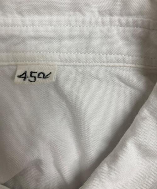 45R（フォーティファイブ・アール）45R (フォーティファイブ・アール) 504オックスのタックフリルオーシャンブラウス ホワイト サイズ:表記なしの古着・服飾アイテム