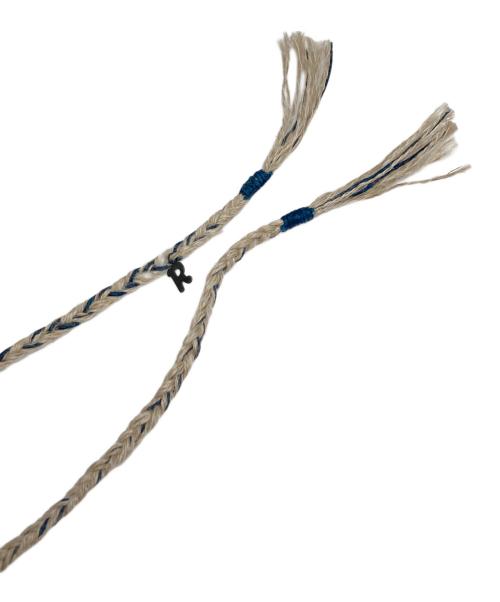 45R（フォーティファイブ・アール）45R (フォーティファイブ・アール) 藍かぎ針のネックレス 丸 ネイビーの古着・服飾アイテム