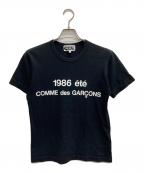COMME des GARCONSコムデギャルソン）の古着「1986 ete S/S TEE」｜ブラック