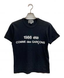 COMME des GARCONS（コムデギャルソン）の古着「1986 ete S/S TEE」｜ブラック