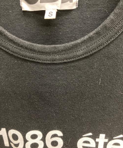 COMME des GARCONS（コムデギャルソン）COMME des GARCONS (コムデギャルソン) 1986 ete S/S TEE ブラック サイズ:Sの古着・服飾アイテム