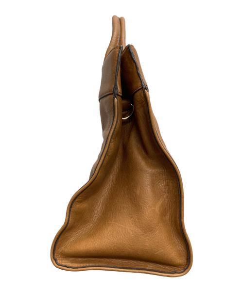 ANYA HINDMARCH（アニヤ・ハインドマーチ）ANYA HINDMARCH (アニヤ・ハインドマーチ) ハンドバッグ ベージュの古着・服飾アイテム