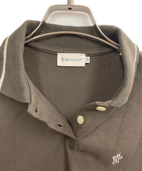 MONCLER（モンクレール）MONCLER (モンクレール) ポロシャツ ブラウン サイズ:XSの古着・服飾アイテム