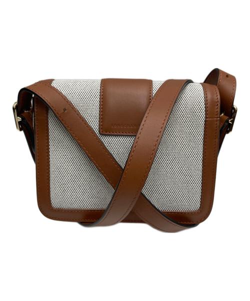 LONGCHAMP（ロンシャン）LONGCHAMP (ロンシャン) ボックストロットショルダーバッグ ベージュの古着・服飾アイテム