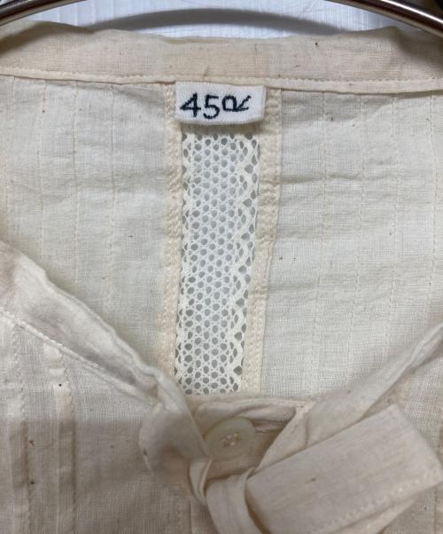 45R（フォーティファイブ・アール）45R (フォーティファイブ・アール) シャツブラウス アイボリー サイズ:２の古着・服飾アイテム