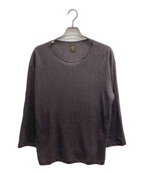 BATONER（バトナ―）BATONER (バトナ―) Men Normandy Linen Basque ブラウン サイズ:2の古着・服飾アイテム