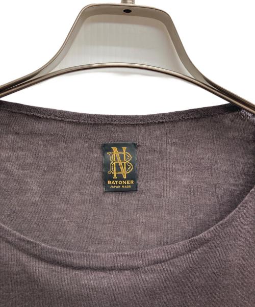 BATONER（バトナ―）BATONER (バトナ―) Men Normandy Linen Basque ブラウン サイズ:2の古着・服飾アイテム