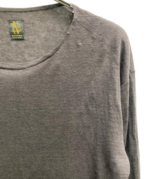 BATONER（バトナ―）BATONER (バトナ―) Men Normandy Linen Basque ブラウン サイズ:2の古着・服飾アイテム