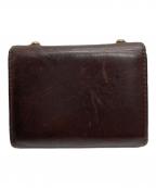 M+エムピウ）の古着「コンパクトウォレット」｜ブラウン