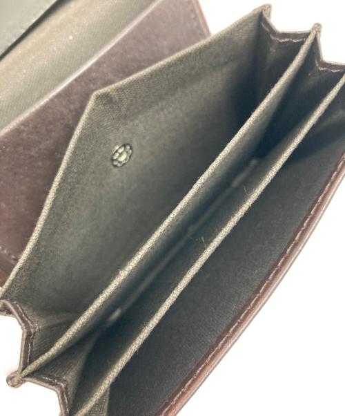M+（エムピウ）M+ (エムピウ) コンパクトウォレット ブラウンの古着・服飾アイテム