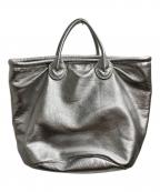 Papillonnerパピヨネ）の古着「メタリックトートバッグ」｜シルバー