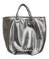 Papillonner (パピヨネ) メタリックトートバッグ シルバー：5000円