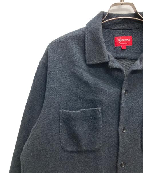 SUPREME（シュプリーム）Supreme (シュプリーム) Brushed Flannel Twill Shirt ブラック サイズ:Lの古着・服飾アイテム