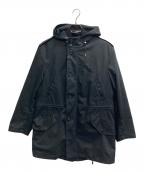 Aquascutumアクアスキュータム）の古着「ライナー付フーデッドコート」｜ブラック