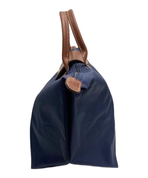 LONGCHAMP（ロンシャン）LONGCHAMP (ロンシャン) ハンドバッグ ネイビーの古着・服飾アイテム