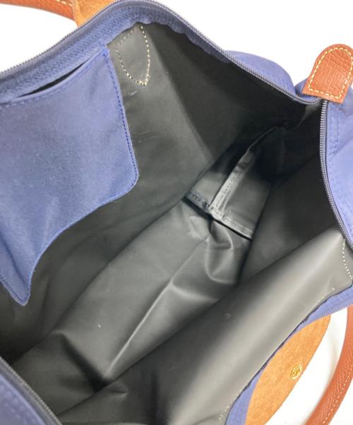 LONGCHAMP（ロンシャン）LONGCHAMP (ロンシャン) ハンドバッグ ネイビーの古着・服飾アイテム