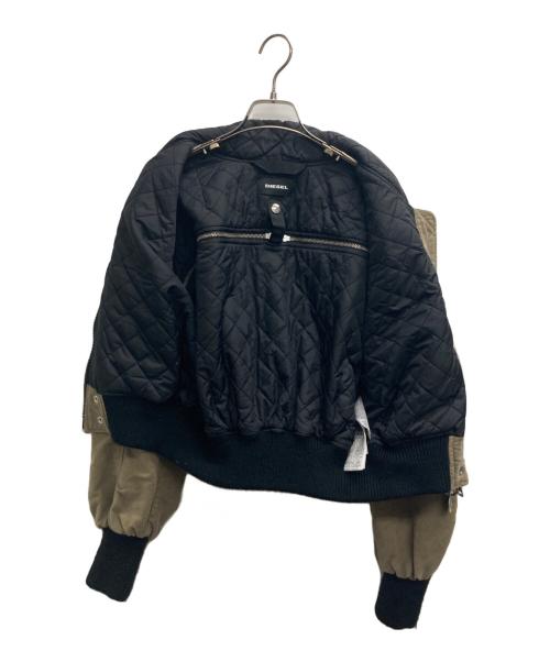 DIESEL（ディーゼル）DIESEL (ディーゼル) クロップドMA-1 カーキ サイズ:Sの古着・服飾アイテム