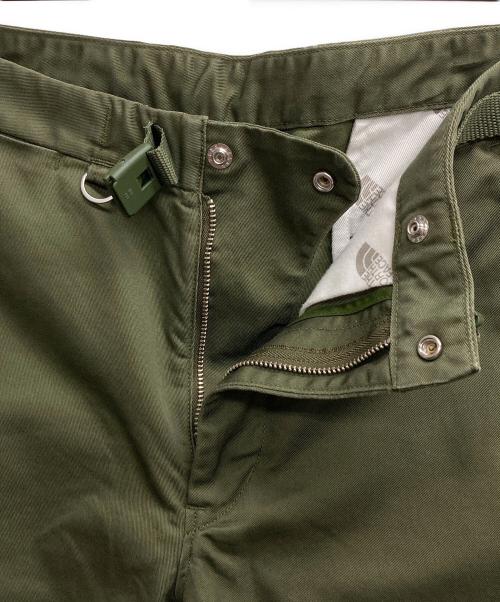 THE NORTH FACE（ザ ノース フェイス）THE NORTH FACE (ザ ノース フェイス) STRETCH TWILL TAPERED PANTS/ストレッチツイル・テーパードパンツ グリーン サイズ:30の古着・服飾アイテム