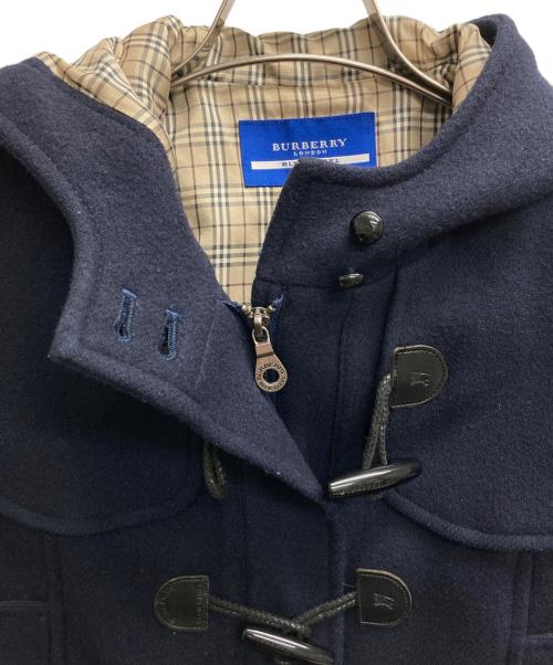 BURBERRY BLUE LABEL（バーバリー ブルー レーベル）BURBERRY BLUE LABEL (バーバリーロンドンブルーレーベル) 裏ノバチェック ショートダッフルコート ネイビー サイズ:36の古着・服飾アイテム