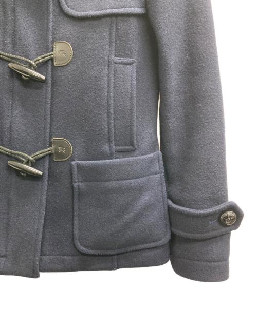 BURBERRY BLUE LABEL（バーバリー ブルー レーベル）BURBERRY BLUE LABEL (バーバリーロンドンブルーレーベル) 裏ノバチェック ショートダッフルコート ネイビー サイズ:36の古着・服飾アイテム