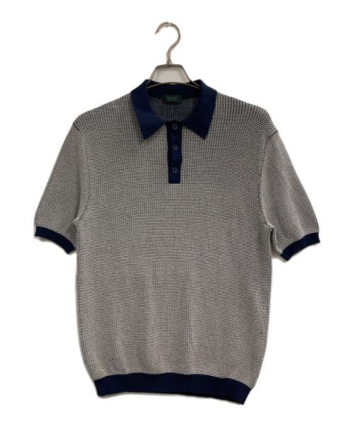 Zanone（ザノーネ）Zanone (ザノーネ) WAKO ニットポロシャツ ネイビー サイズ:50の古着・服飾アイテム