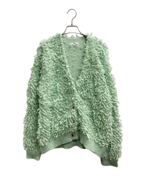 CADUNE（カデュネ）CADUNE (カデュネ) プードルニットカーディガン イエロー サイズ:38の古着・服飾アイテム