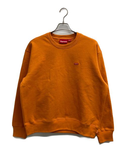 SUPREME（シュプリーム）Supreme (シュプリーム) small box crewneck オレンジ サイズ:Sの古着・服飾アイテム