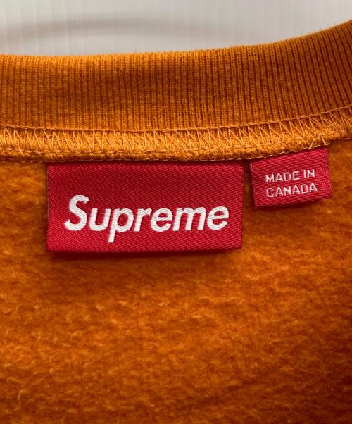SUPREME（シュプリーム）Supreme (シュプリーム) small box crewneck オレンジ サイズ:Sの古着・服飾アイテム