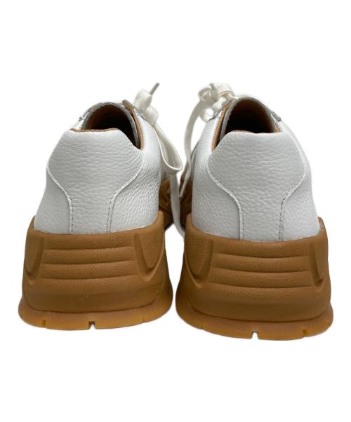 Tomotaka Onozaki（トモタカオノザキ）Tomotaka Onozaki (トモタカオノザキ) ローカットスニーカー ホワイト サイズ:25㎝の古着・服飾アイテム